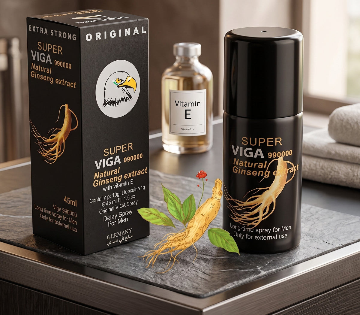 Viga Super Ginseng 990000 Long Time Spray for Men 45ML
